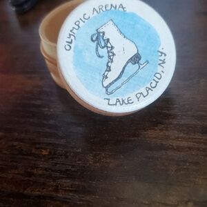 Lake Placid Ice Skating Pin